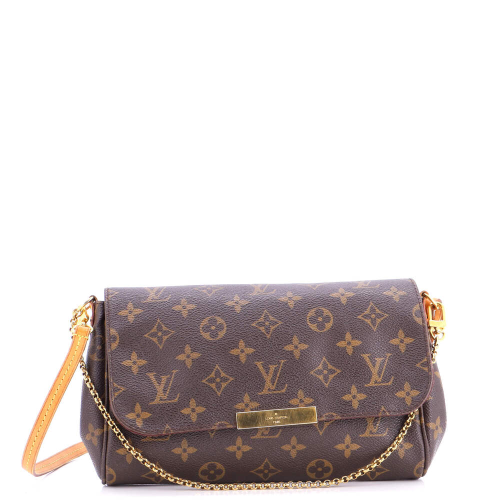 Louis Vuitton MM Favorite Handbag Monogram Canvas